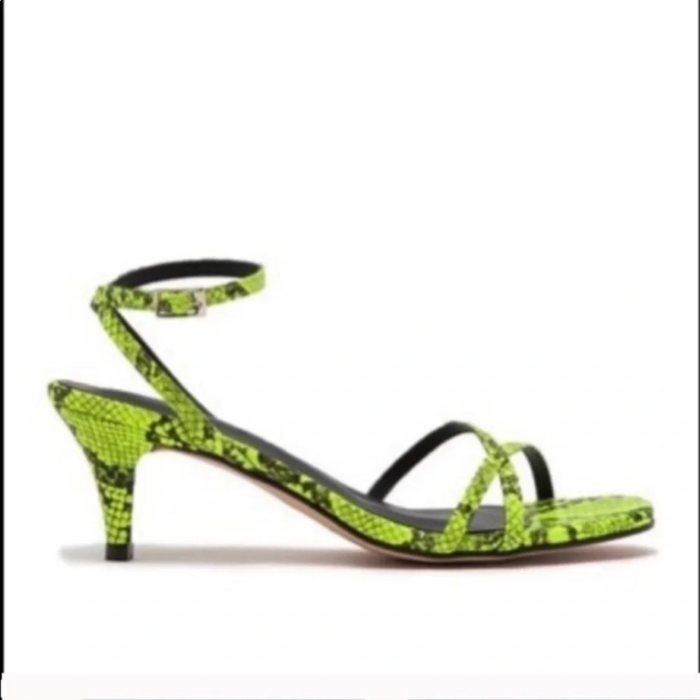 Free People Strappy Kitten Heel Sandals